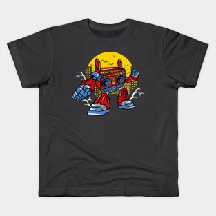 Boom box Robot Kids T-Shirt